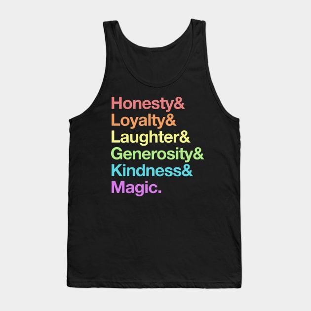 My Little Pony - Elements of Harmony - Rainbow Tank Top by sixhours